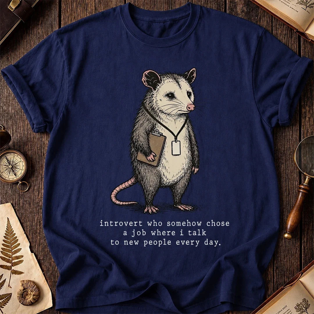 Why This Job Possum T-Shirt product image 7