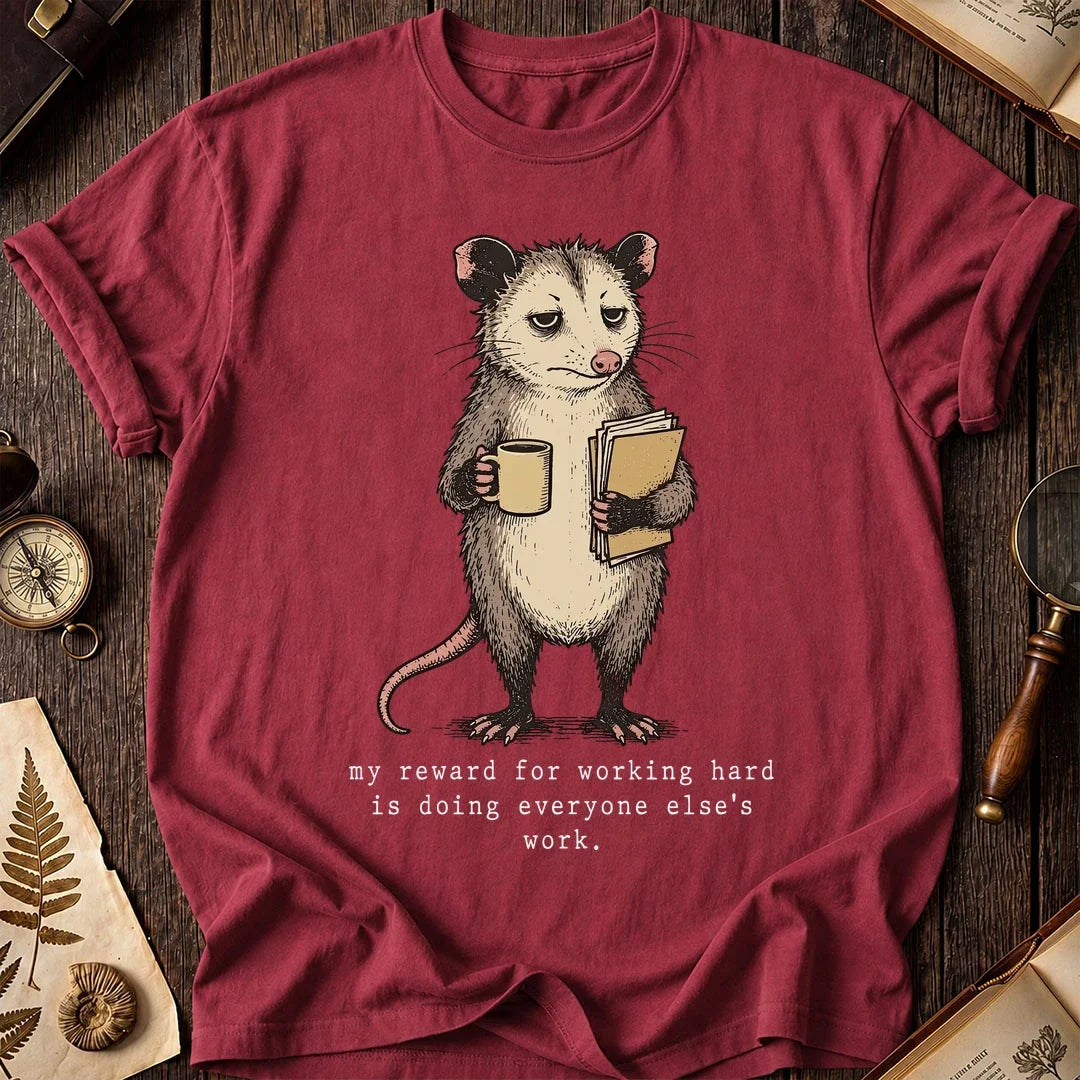 Work Reward Possum T-Shirt product image 5