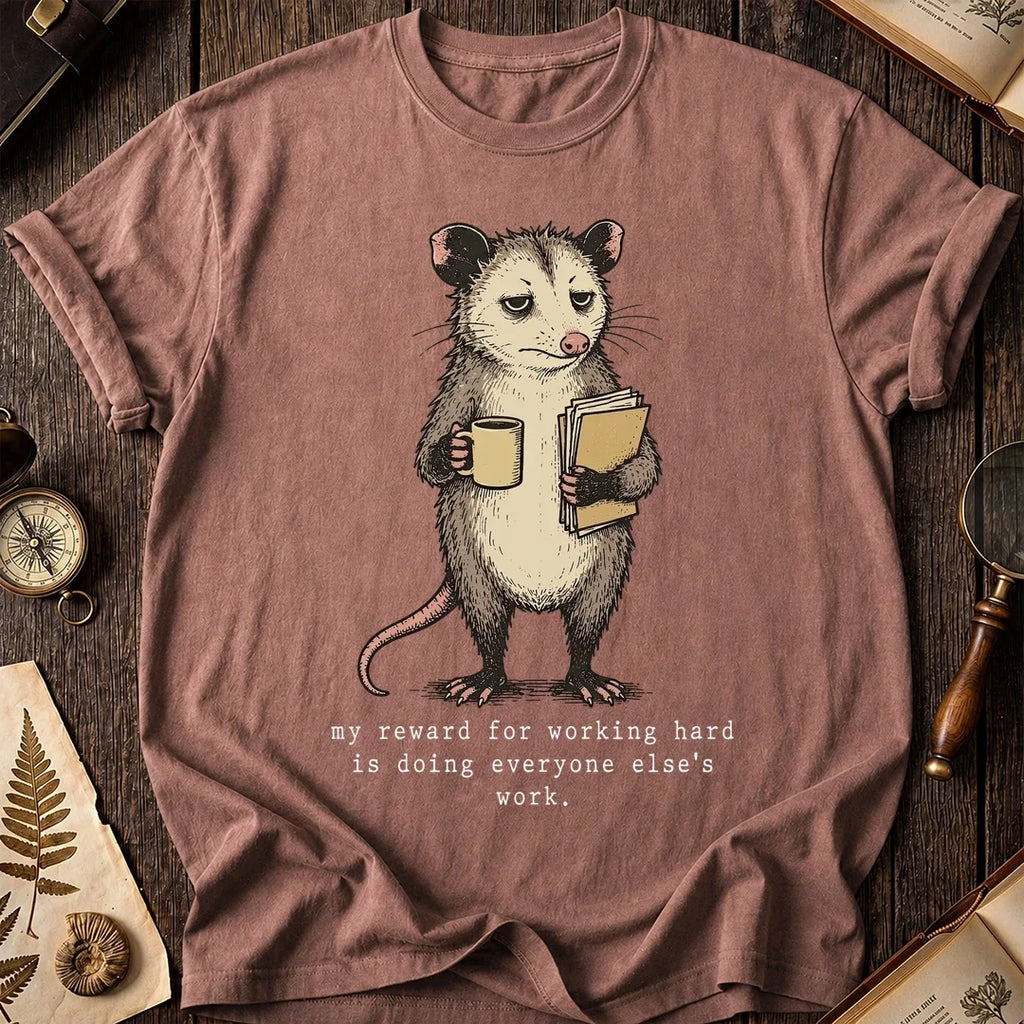 Work Reward Possum T-Shirt product image 8
