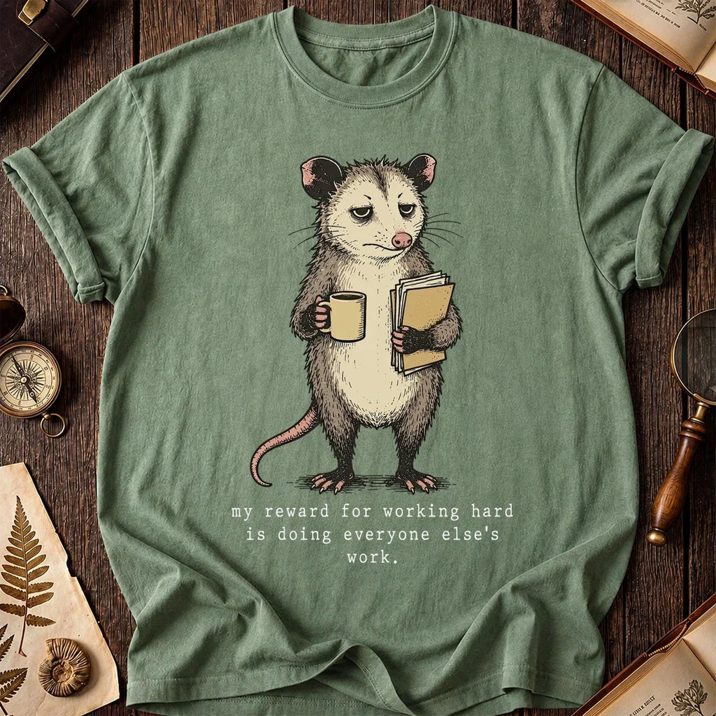 Work Reward Possum T-Shirt product image 1