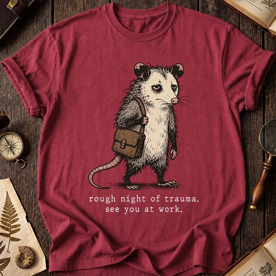Work Trauma Possum T-Shirt product image 5