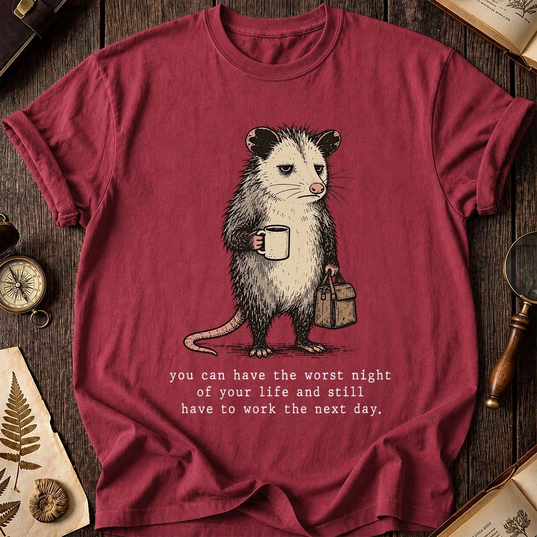 Worst Night Possum T-Shirt product image 5